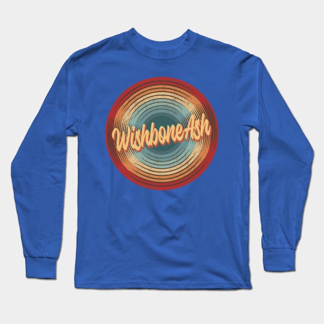 Wishbone Ash Vintage Circle Long Sleeve T-Shirt by musiconspiracy